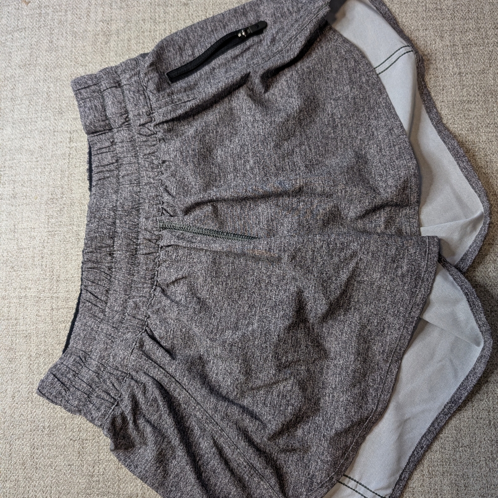 Lululemon Black and Gray Athletic Shorts